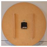 LR - 16-Inch Thomas Moore Wall Clock and 19-Inch Decorative Newell Post
