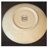 LR - Spode Christmas Tree Dinnerware Set with Cups, Saucers, Plates, and Bowls