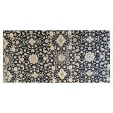 LR - Persian Renaissance Black Nain Wool Rug by Karastan