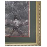 LR - Framed Johnny Finley Signed Horse and Carriage Art Print