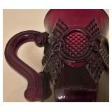 H - Set of 8 Vintage Avon Cape Cod Ruby Red Glass Mugs