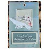 LR - Collection of Woven Baskets, Wooden Tray, and Organizers Including NorthCrest and Longaberger