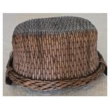 LR - Collection of Woven Baskets, Wooden Tray, and Organizers Including NorthCrest and Longaberger