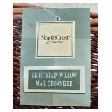 LR - Collection of Woven Baskets, Wooden Tray, and Organizers Including NorthCrest and Longaberger