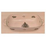 H - Spode Christmas Tree Gold Collection: Bread Basket, Teapot, Salt and Pepper Set in Original Boxes
