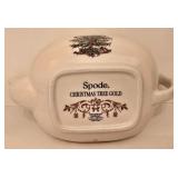 H - Spode Christmas Tree Gold Collection: Bread Basket, Teapot, Salt and Pepper Set in Original Boxes