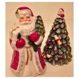 H - Spode Christmas Tree Gold Collection: Bread Basket, Teapot, Salt and Pepper Set in Original Boxes