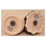 H - Spode Christmas Tree Gold Collection: Bread Basket, Teapot, Salt and Pepper Set in Original Boxes