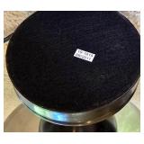 LR - 27-Inch Black Table Lamp with Haeger Vase Base and 10-Inch Tall Shade