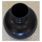 LR - 27-Inch Black Table Lamp with Haeger Vase Base and 10-Inch Tall Shade