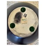 LR - 27-Inch Black Table Lamp with Haeger Vase Base and 10-Inch Tall Shade