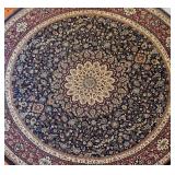 LR - Sphinx Ariana 6-Foot Round Oriental Style Rug with Nonslip Mat