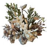 LR - Decorative Vase and Pillar Collection Including Metal, Clear Glass, and Tall Arrangements