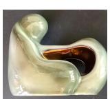 LR - Aria Hand Made Spain Modern Art Glass Sculpture with Acrylic Base