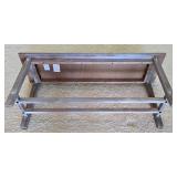 H - Wooden Bench 42 Inch Length with Gray Finish