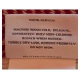 LL-BR3 - Wicker Storage Trunk, Set of 2 Handwoven Decorative Baskets, and Red Herringbone Throw Blanket