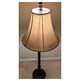 LL-BR3 - Decorative Lamp with Shade and Set of 2 Palm Tree Pillows