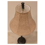 LL-BR3 - Decorative Lamp with Shade and Set of 2 Palm Tree Pillows