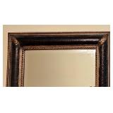 LL-BR2 - Decorative Wall Mirror with Ornate Bronze-Tone Frame