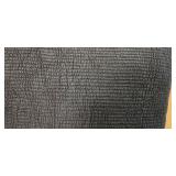 LL-BR2 - Pair of 25" Square Decorative Throw Pillows with Textured Blue Front