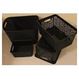 LL-BR2 - Set of 8 Storage Bins and Baskets Assorted Sizes Plastic Room Essentials BranQ
