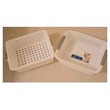 LL-BR2 - Set of 8 Storage Bins and Baskets Assorted Sizes Plastic Room Essentials BranQ