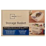 LL-BR2 - Set of 8 Storage Bins and Baskets Assorted Sizes Plastic Room Essentials BranQ