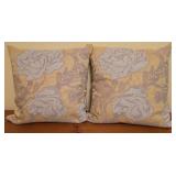 LL-BR2 - Pair of Rodeo Home Floral Throw Pillows