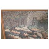 LL-FR - Signed Ferrante Framed Garden Landscape Painting