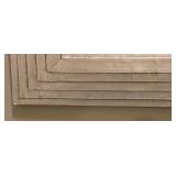 LL-FR - Rectangular Wall Mirror with Silver Layered Frame 29in x 35in