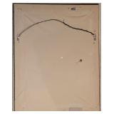 LL-FR - Rectangular Wall Mirror with Silver Layered Frame 29in x 35in