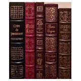 H - Collection of 15 Easton Press Leather-Bound Classic and Presidential Books