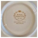 H - Set of 7 Vintage English Bone China Floral Teacup and Saucer Duos