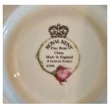 H - Set of 7 Vintage English Bone China Floral Teacup and Saucer Duos