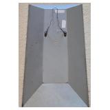 O - Lucio 16" x 33" Mirrored Tray with Faux Foliage Wall Decor Set