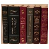 H - Set of 6 Easton Press Presidential Biographies in Leather Binding