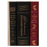 H - Set of 6 Easton Press Presidential Biographies in Leather Binding