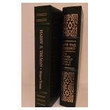 O - Set of 8 Easton Press Presidential Leather-Bound Books