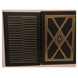 O - Set of 8 Easton Press Presidential Leather-Bound Books
