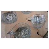 O - Party Entertaining Lot: West Bend Coffee Percolator, LivingQuarters Punch Bowl Set, Lenox Wine Glasses