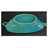 H - Couleur Nature Serving Dish and Set of 10 Square Appetizer Plates