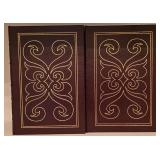 H - Set of 6 Easton Press Library of the Presidents Leather Bound Books