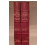 H - Set of 6 Easton Press Library of the Presidents Leather Bound Books