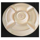 O - Holiday Serving Platter, Bowl, Red Glass Bell, Bowl, and Candleholders Collection