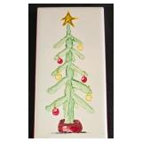 O - Holiday Serving Platter, Bowl, Red Glass Bell, Bowl, and Candleholders Collection