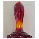 O - Holiday Serving Platter, Bowl, Red Glass Bell, Bowl, and Candleholders Collection