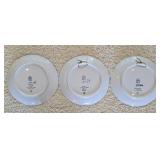 H - Set of 15 Bing & Grondahl Blue Christmas Plates 1960, 1965-1977, 1979