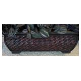 Ml-BR-1 - Collection of Faux Foliage Arrangements with Baskets and Metal Wall Pockets