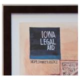 ML-BR1 - Brian Duffy Signed & Numbered Framed Print Iowa Legal Aid