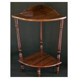 ML-BR1 - Corner Display Table and Framed Bust Artwork Pair